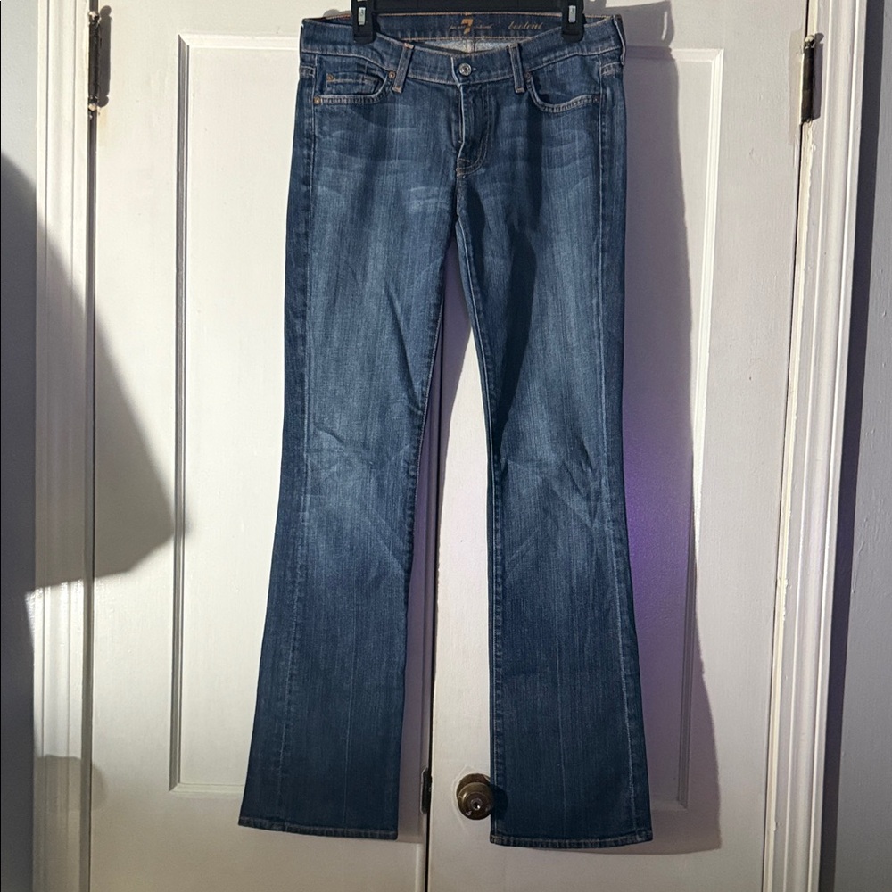 7 For All Mankind Indigo Boot Cut Jeans
